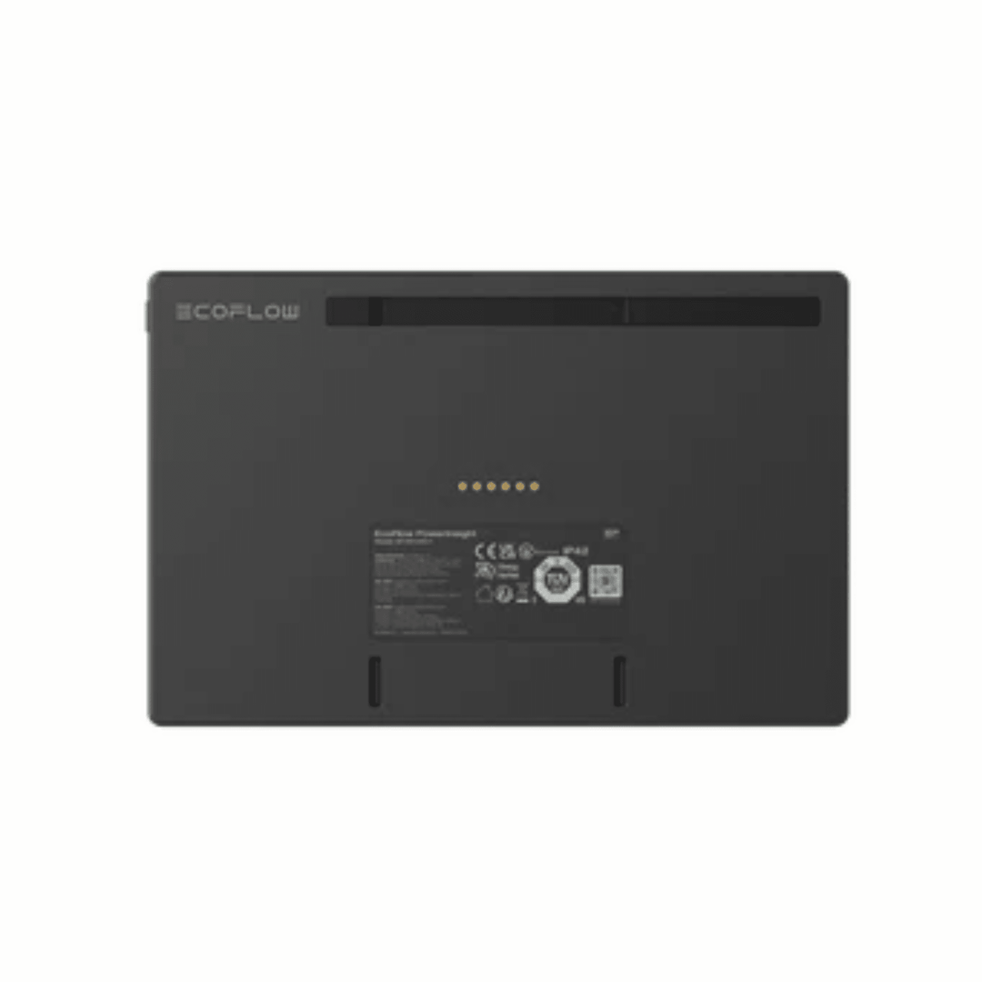 EcoFlow DELTA Pro 3 portable power station with Home Energy Manager, showing the device with multiple ports and display screen.