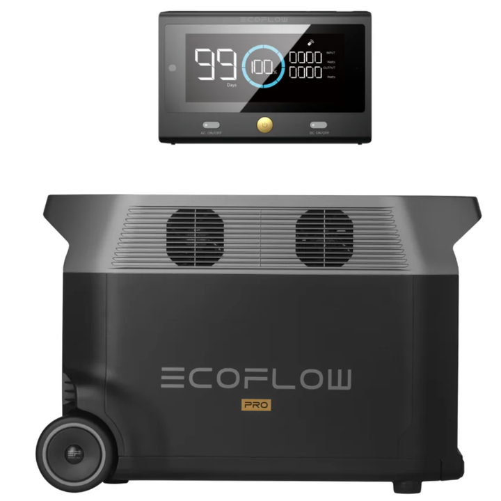 EcoFlow DELTA Pro 3600Wh Solar Portable Power Station + Remote Control
