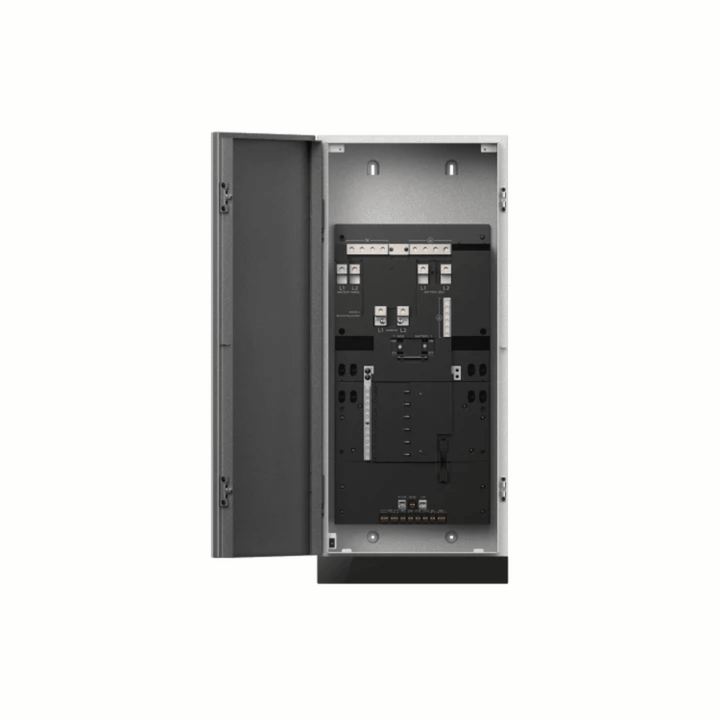 EcoFlow Smart Gateway 200A portable power station with backup power hub and load transfer switch for reliable energy management.