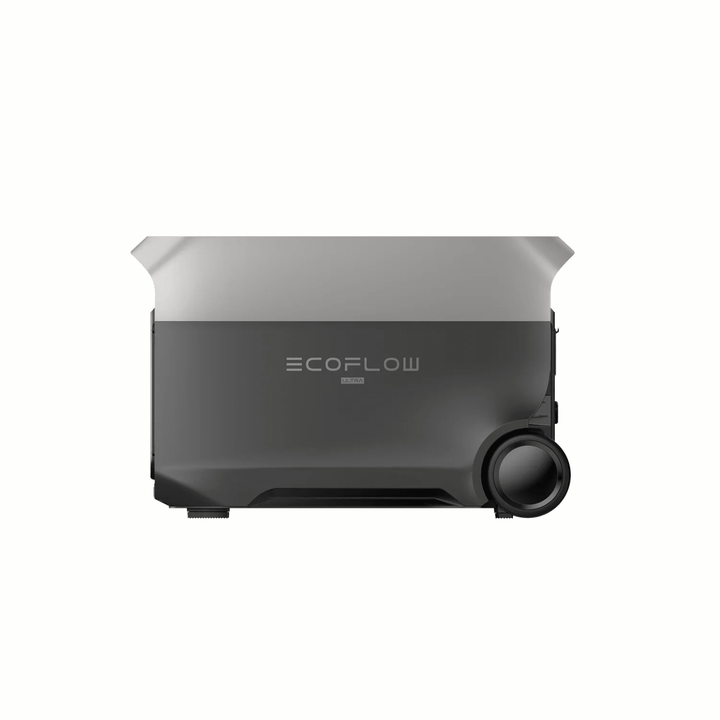 EcoFlow DELTA 3 Ultra Plus portable power station with 400W solar panel and 3072Wh capacity, outdoor energy kit.