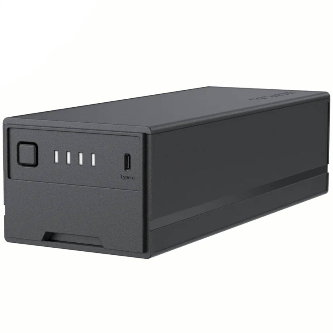 EcoFlow Glacier portable refrigerator with 298Wh plug-in battery, outdoor power supply for camping and outdoor activities.