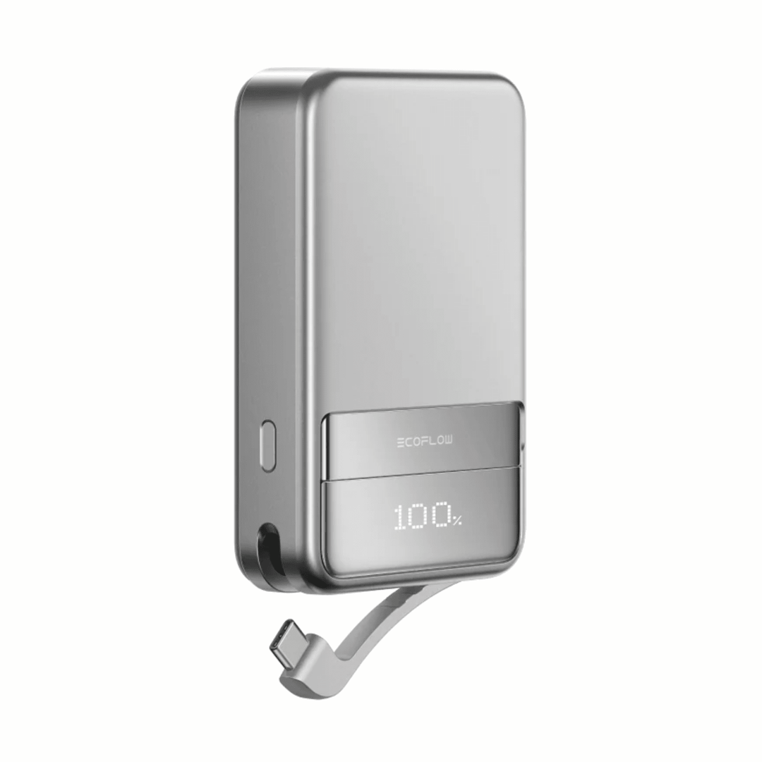 EcoFlow RAPID Magnetic Power Bank 10000mAh portable charger with magnetic attachment for on-the-go energy.