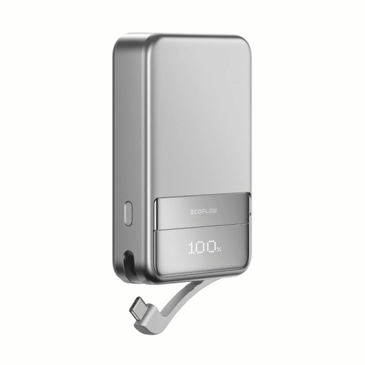 EcoFlow RAPID Magnetic Power Bank 10000mAh portable charger with magnetic attachment for on-the-go energy.