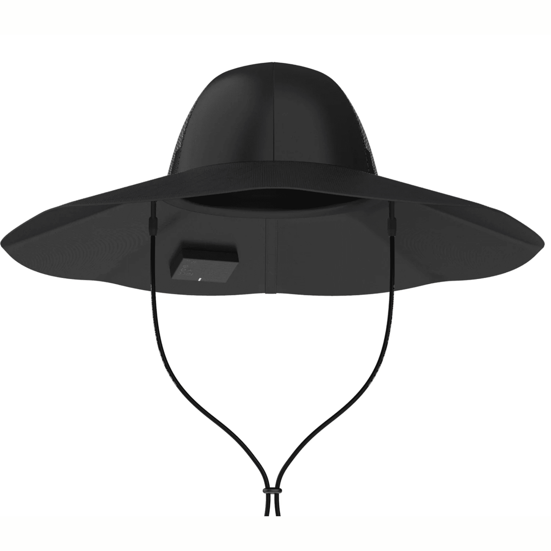 EcoFlow Power Hat Medium-Large with USB charging port, sun protection, designed for outdoor wear, size 56-58cm.