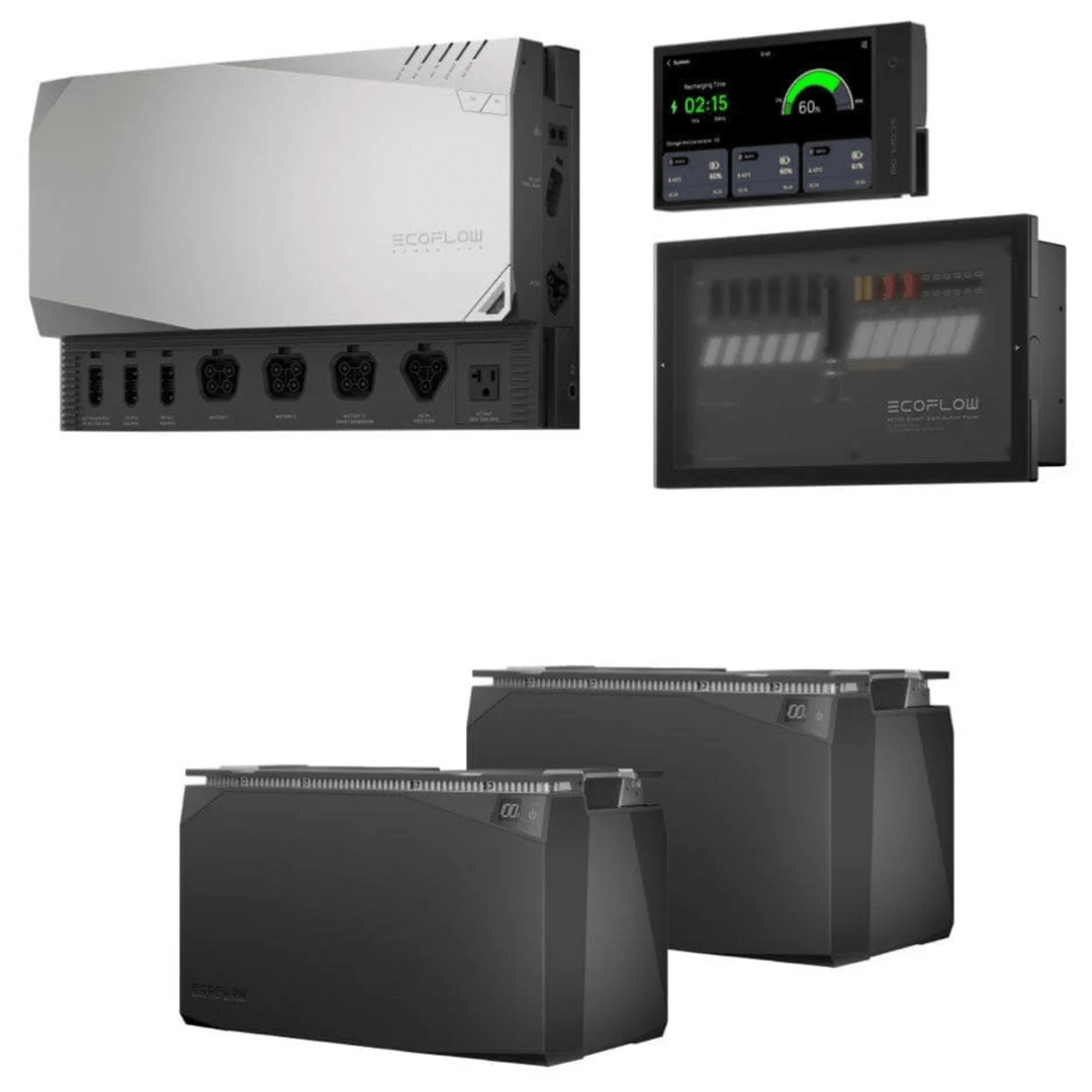 EcoFlow 10kWh Power Independence Kit with 48V system, 3600W inverter, expandable backup power for RV and off-grid use