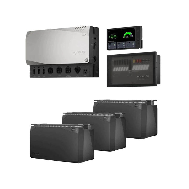 EcoFlow 15kWh Power Independence Kit for off-grid living, featuring reliable energy storage and portable power solutions.