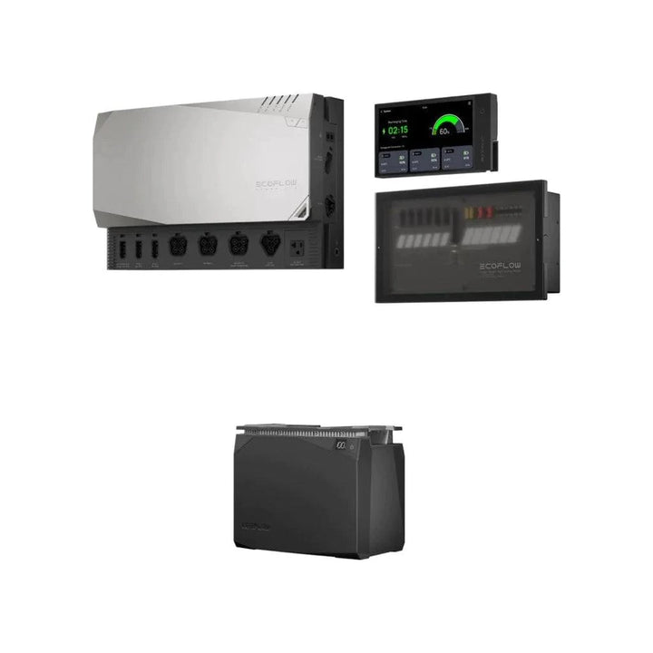 EcoFlow Power Independence Kit with 2kWh capacity for high-capacity solar charging, featuring portable power storage and solar panels.