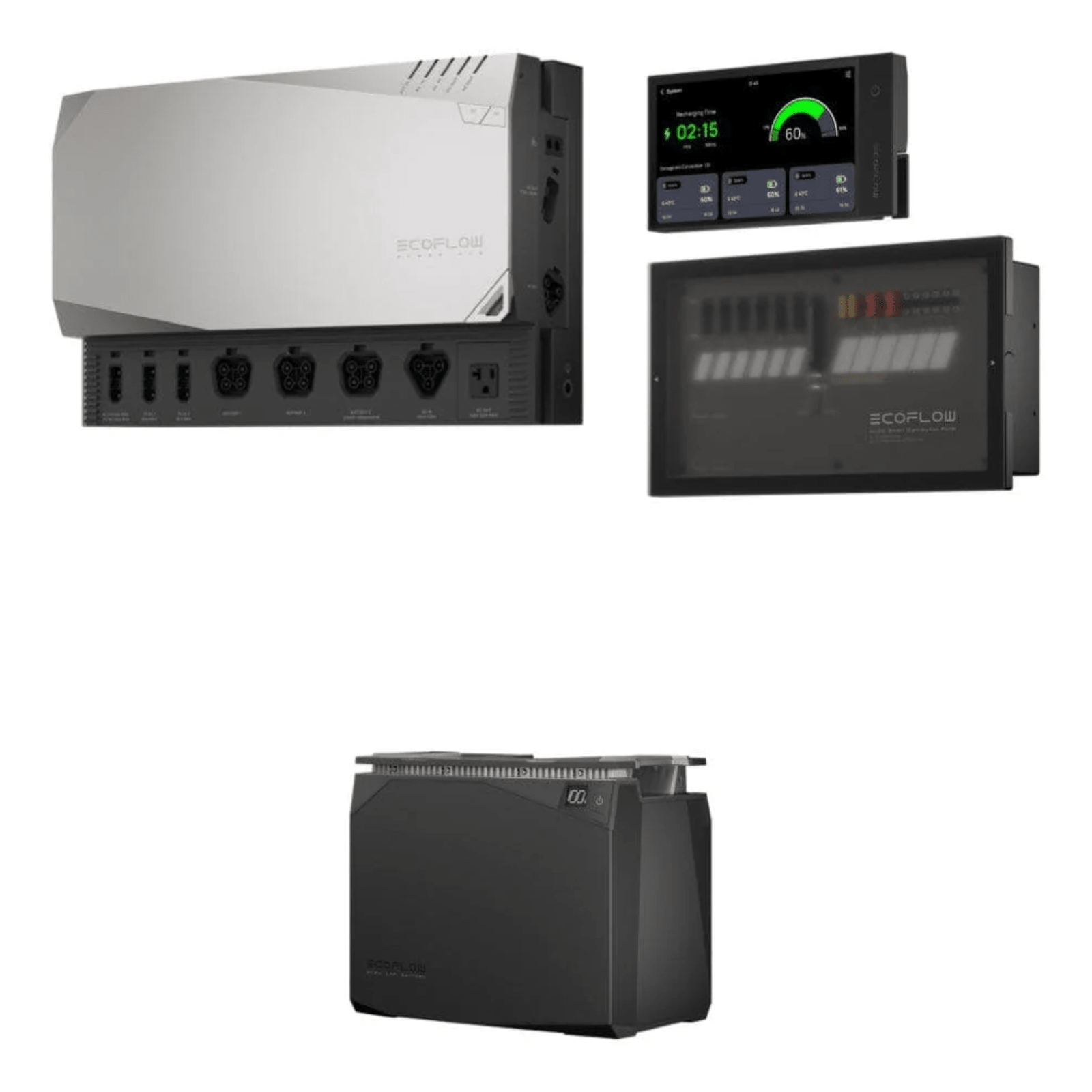 EcoFlow 2kWh Power Independence Kit with high-capacity solar charging, showing the portable power system and solar panels.