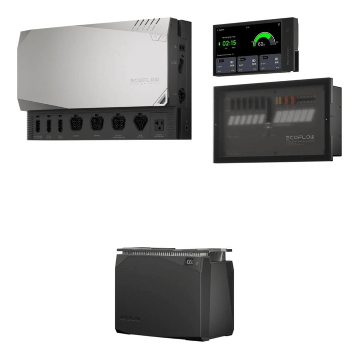 EcoFlow 2kWh Power Independence Kit with high-capacity solar charging, showing the portable power system and solar panels.