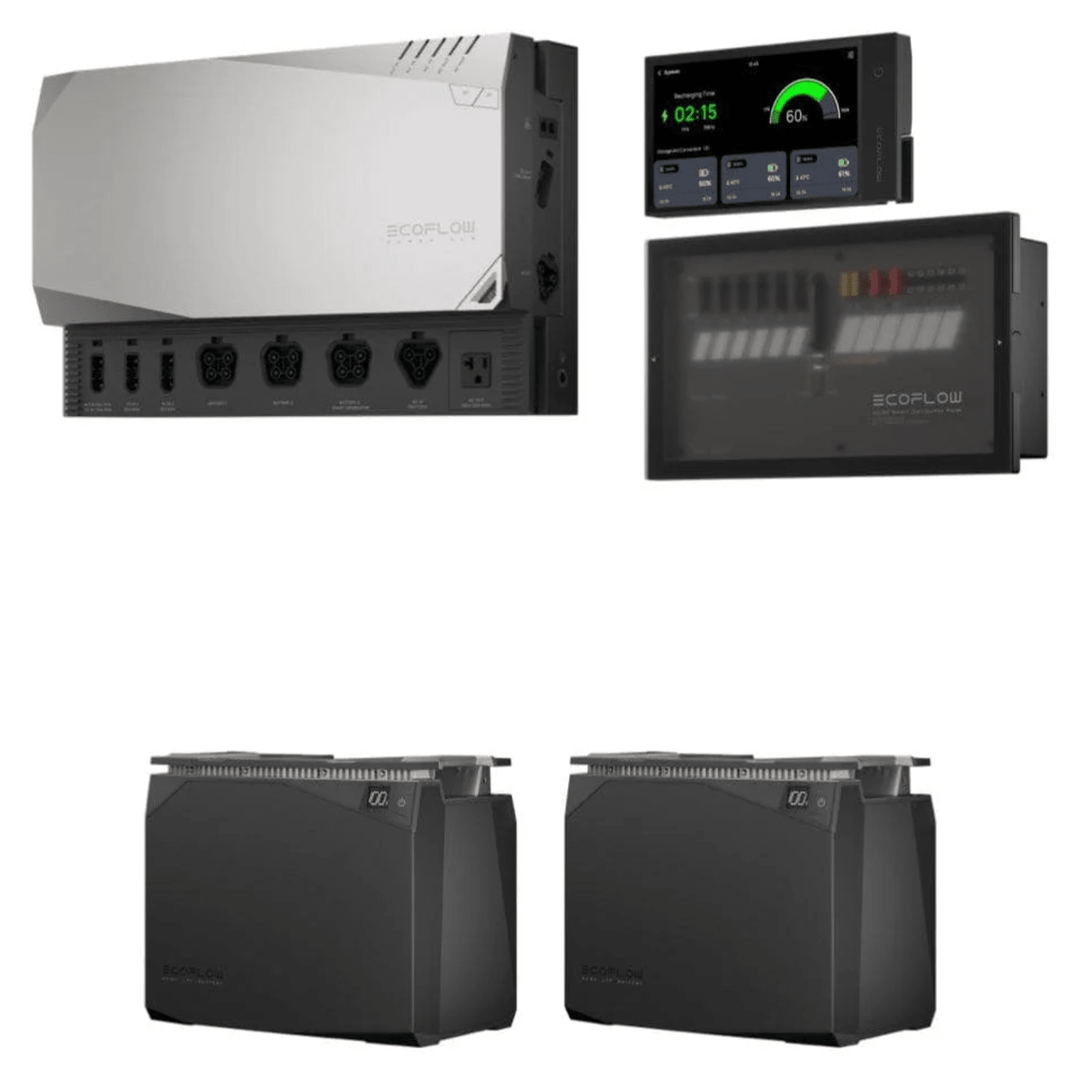 EcoFlow 4kWh Power Independence Kit for solar energy backup and home power independence with portable power solution.