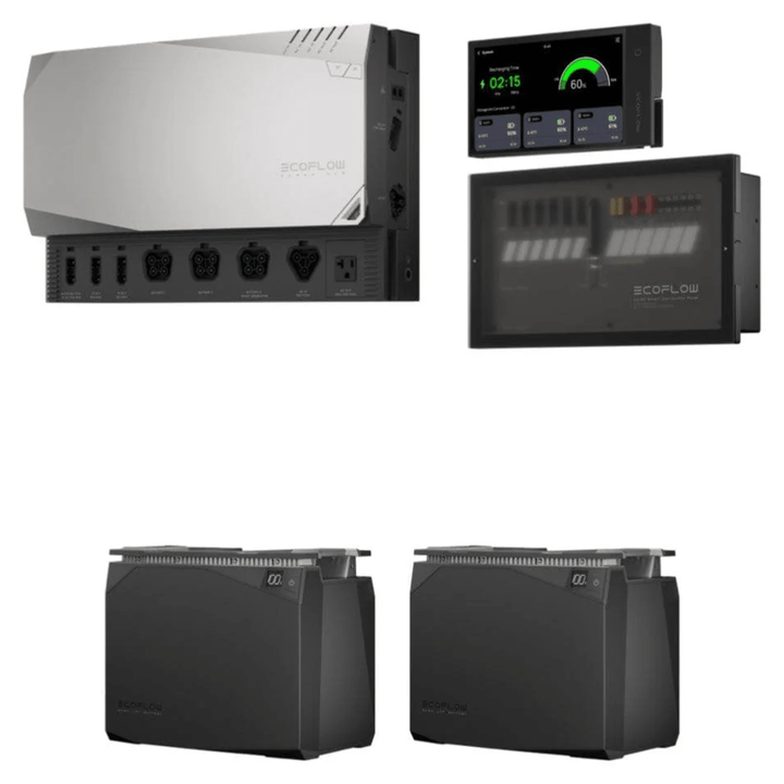 EcoFlow 4kWh Power Independence Kit for solar energy backup and home power independence with portable power solution.