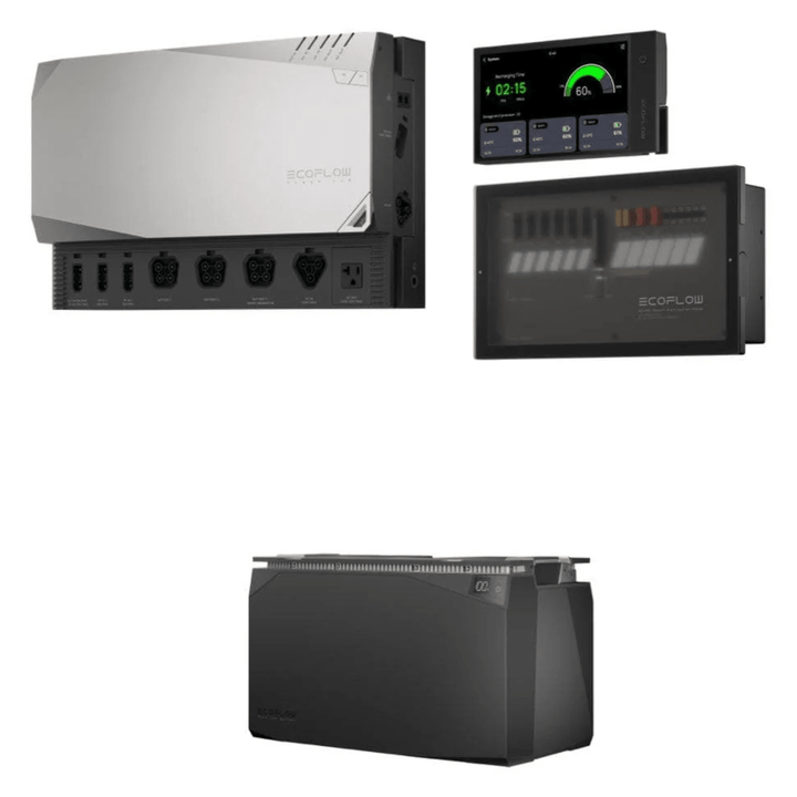 EcoFlow Power Independence Kit featuring a 5kWh battery pack and accessories for reliable off-grid energy solutions.