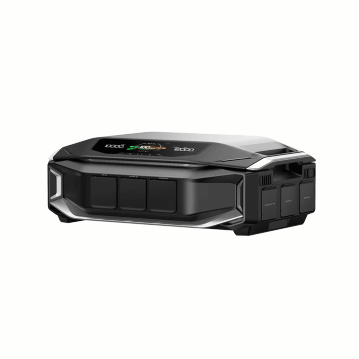 EcoFlow DELTA Pro Ultra X power inverter with 12kW to 36kW output, featuring digital display and robust design.