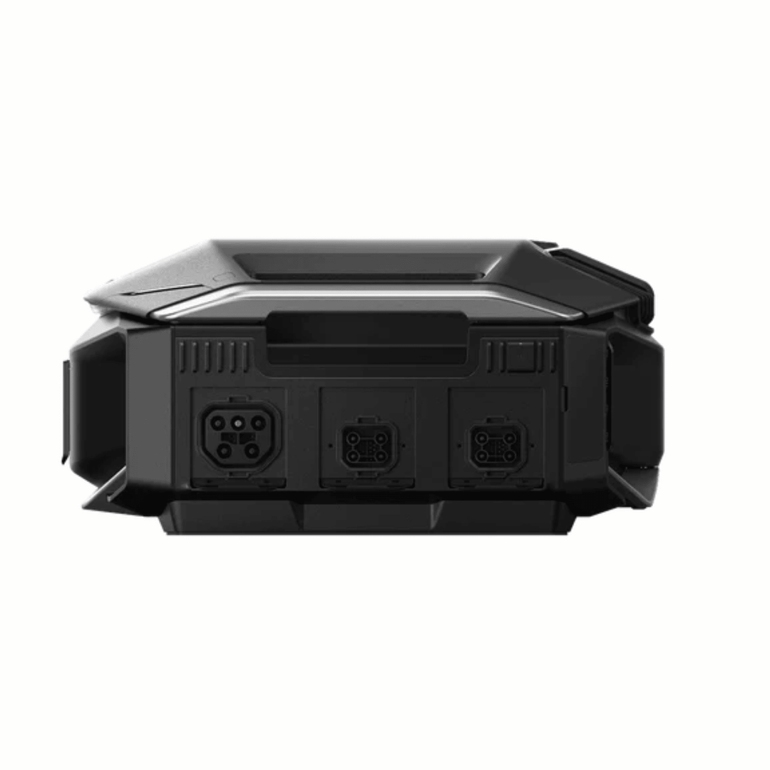 EcoFlow DELTA Pro Ultra X power inverter with 12kW to 36kW output, showcasing its robust design and control panel.