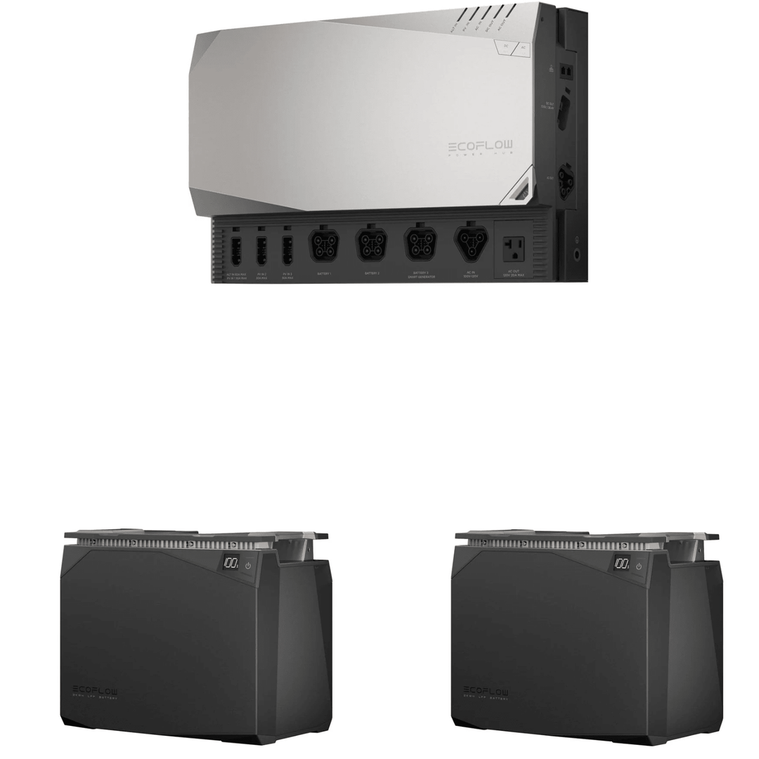 EcoFlow 10kWh Power Kit, portable home and energy solution with batteries and accessories, designed for reliable backup power.
