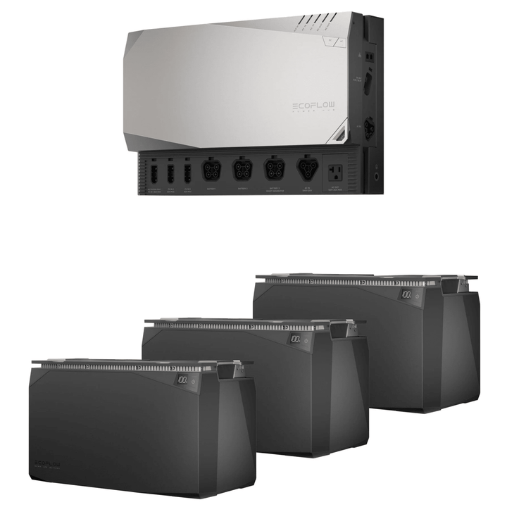 EcoFlow 15kWh Power Get Set Kit for off-grid energy, featuring portable power components and renewable energy solutions.