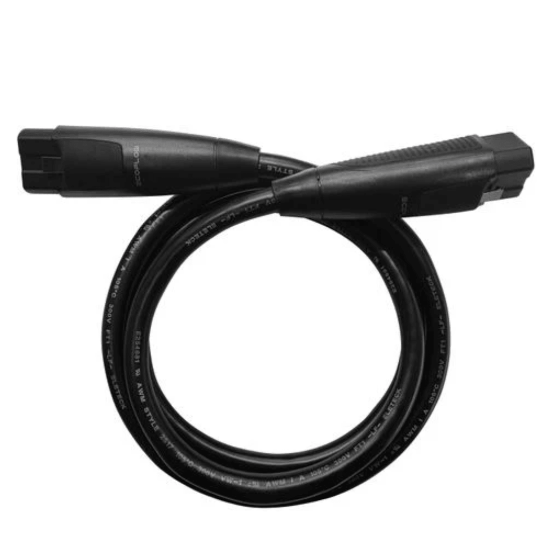EcoFlow Infinity Cable solar charging cable for portable backup energy supply, black, 2048Wh, 2400W, designed for EcoFlow devices.