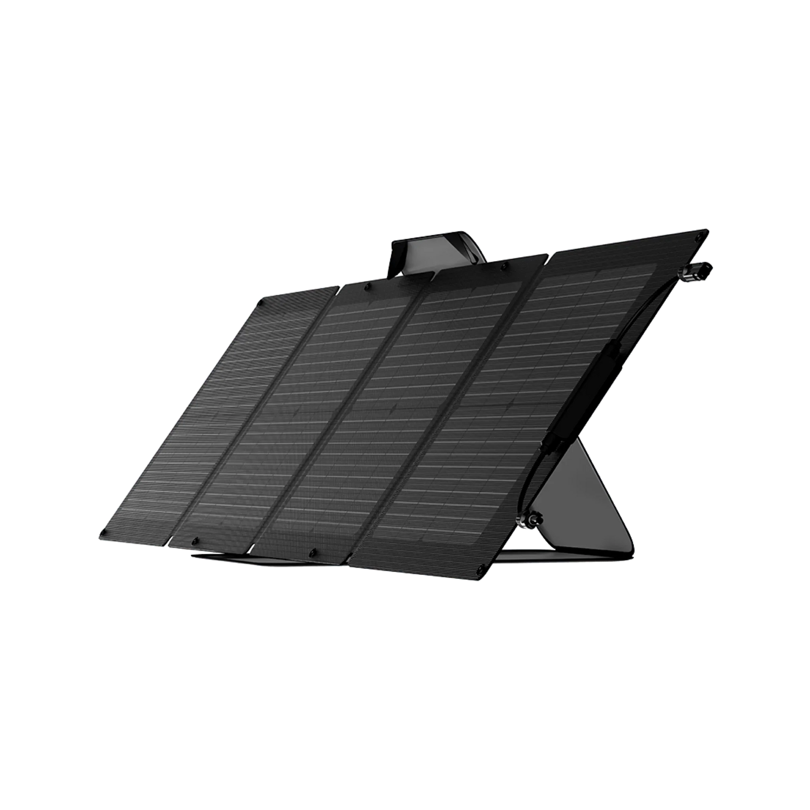 EcoFlow 100W Flexible Solar Panel High Efficiency Waterproof Solar Modules showcasing its sleek design and portability.