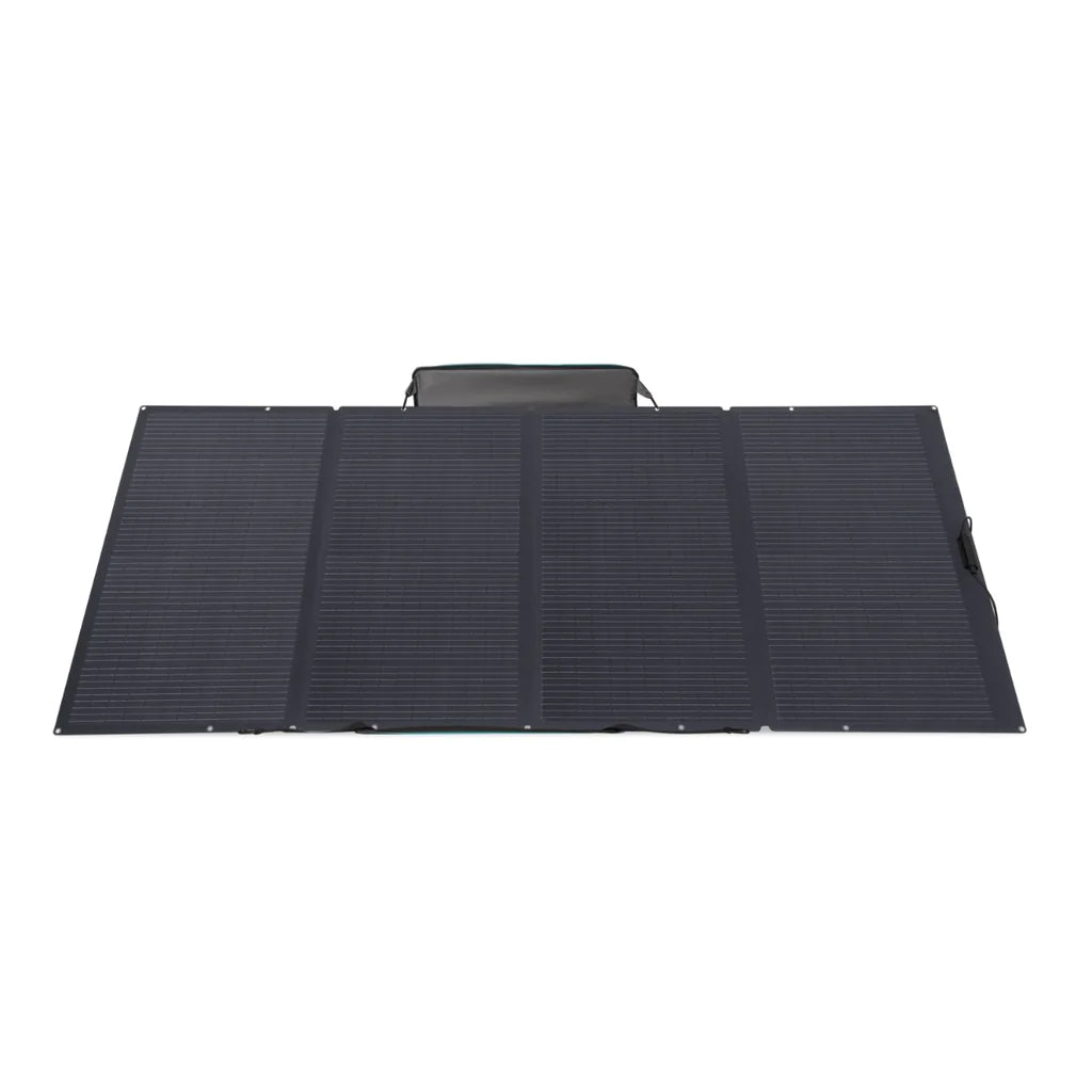 EcoFlow 400W self-supporting solar panel for recharge power stations, outdoor portable solar panel for renewable energy use