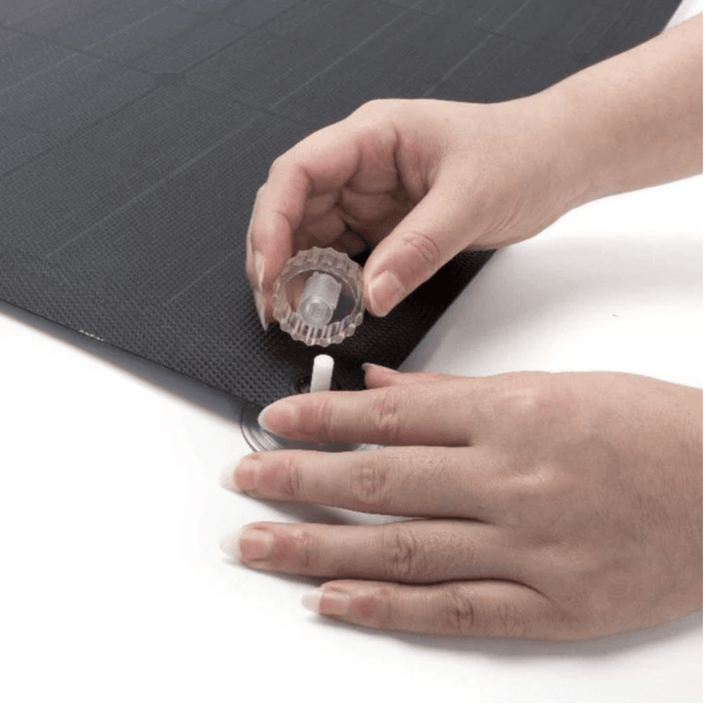 EcoFlow suction cups for solar panels, set of 8, secure mounting solution with durable, transparent design for reliable solar panel installation.