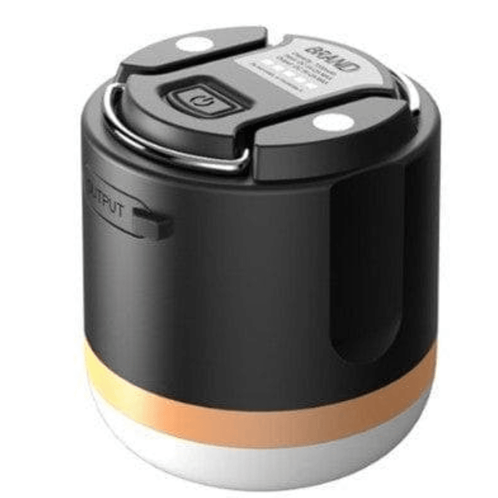 EcoFlow portable camping table lamp with magnetic hangable design, handheld and versatile for outdoor lighting.
