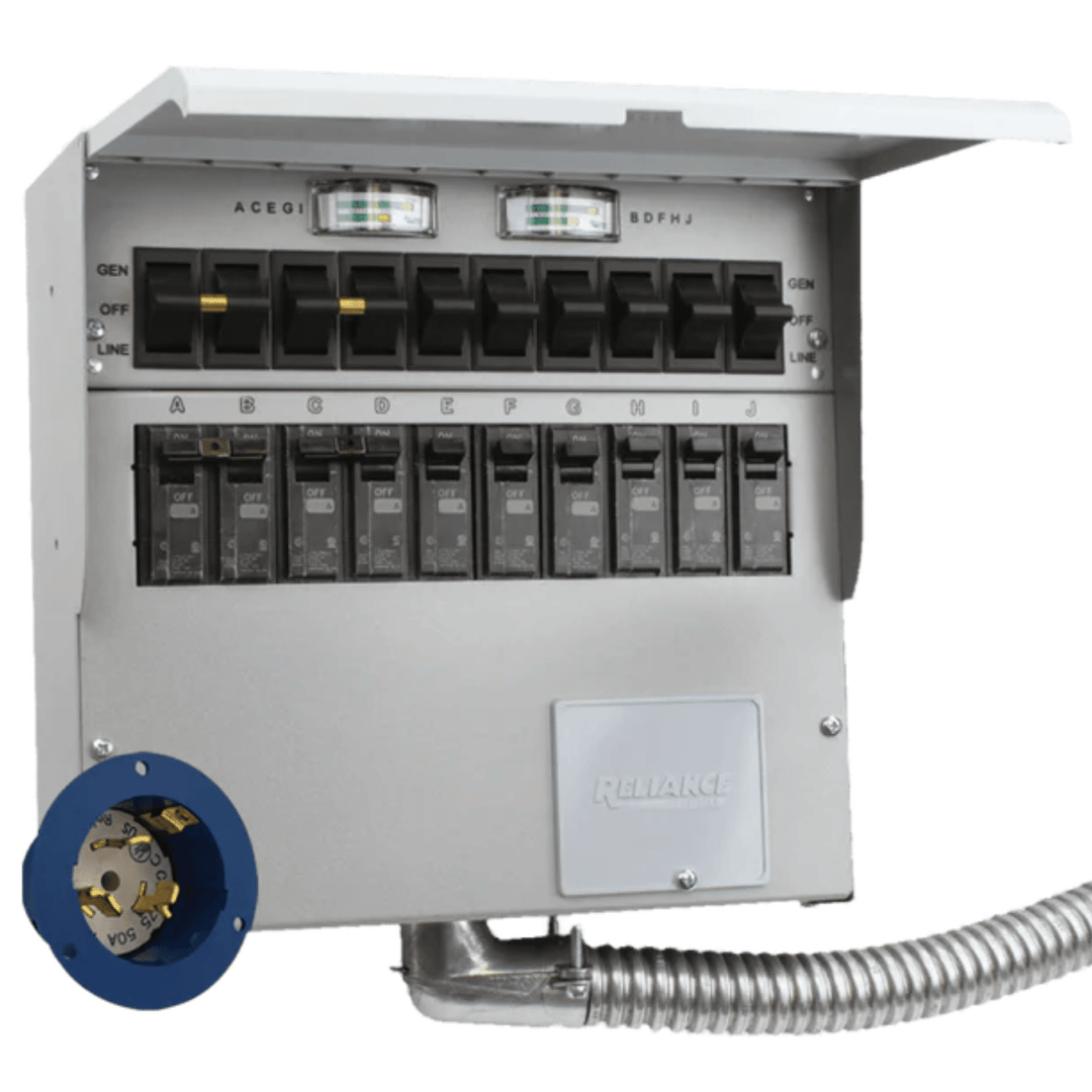 EcoFlow Transfer Switch A510A for Delta Pro 3 and Delta Pro Ultra, industrial-grade transfer switch with connection ports.