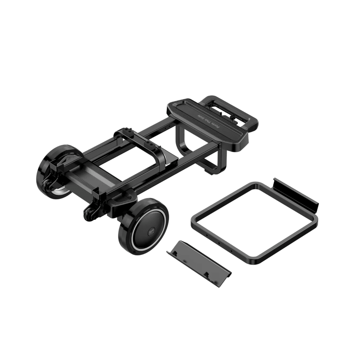 EcoFlow DELTA Pro rolling trolley, ultra-durable and portable, designed for easy transportation of portable power equipment.