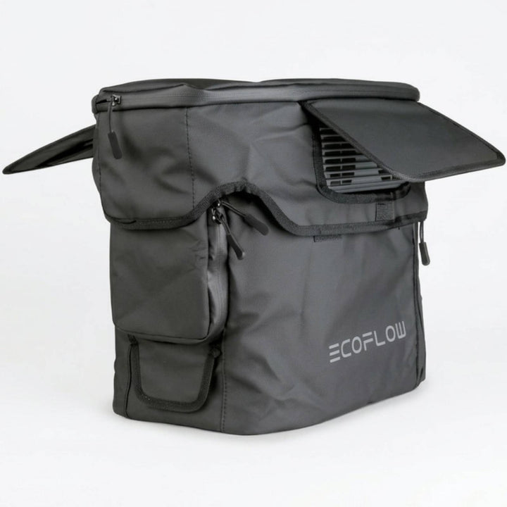 EcoFlow DELTA 2 waterproof handbag with lightweight, durable cover and protective design, ideal for outdoor use.