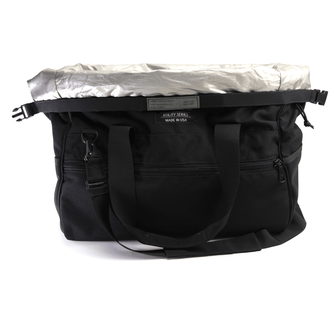 Faraday Cordura Utility Bag Large Black Durable Waterproof Canvas Tank - POWER FIT SHOP — Powering Preparedness, Health &amp; Home
