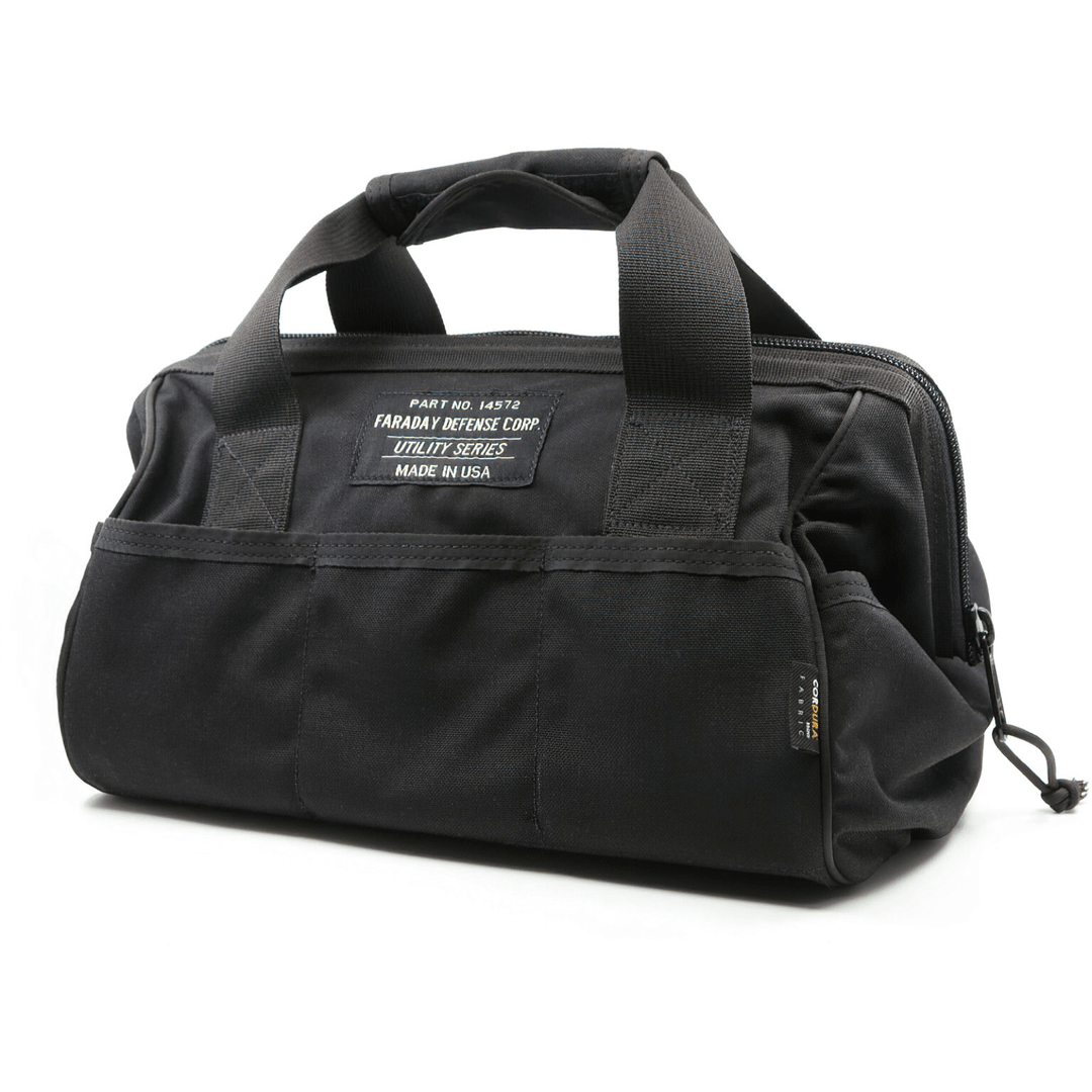 Faraday Cordura Utility Bag Small Black Durable Waterproof Canvas Tank - POWER FIT SHOP — Powering Preparedness, Health &amp; Home