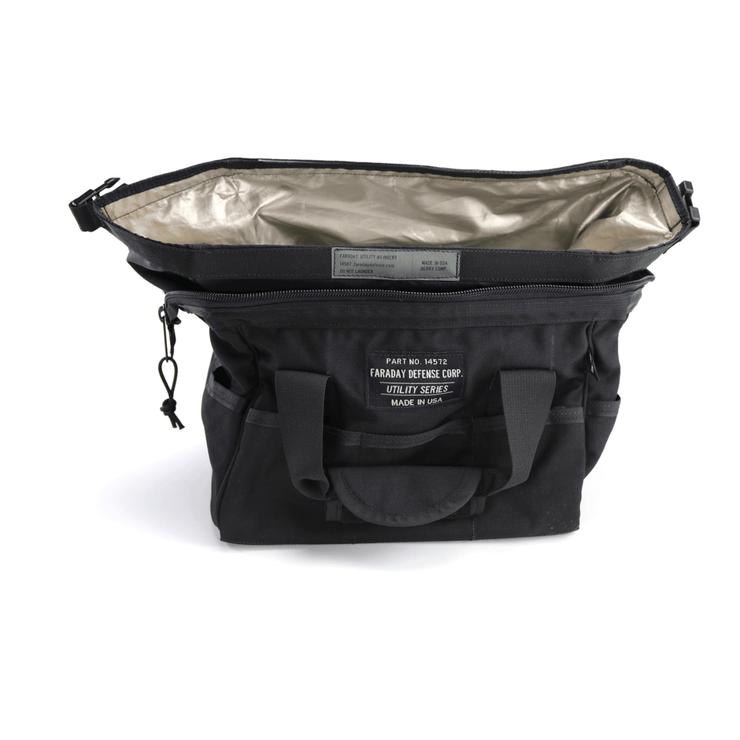 Faraday Cordura Utility Bag Small Black Durable Waterproof Canvas Tank - POWER FIT SHOP — Powering Preparedness, Health &amp; Home
