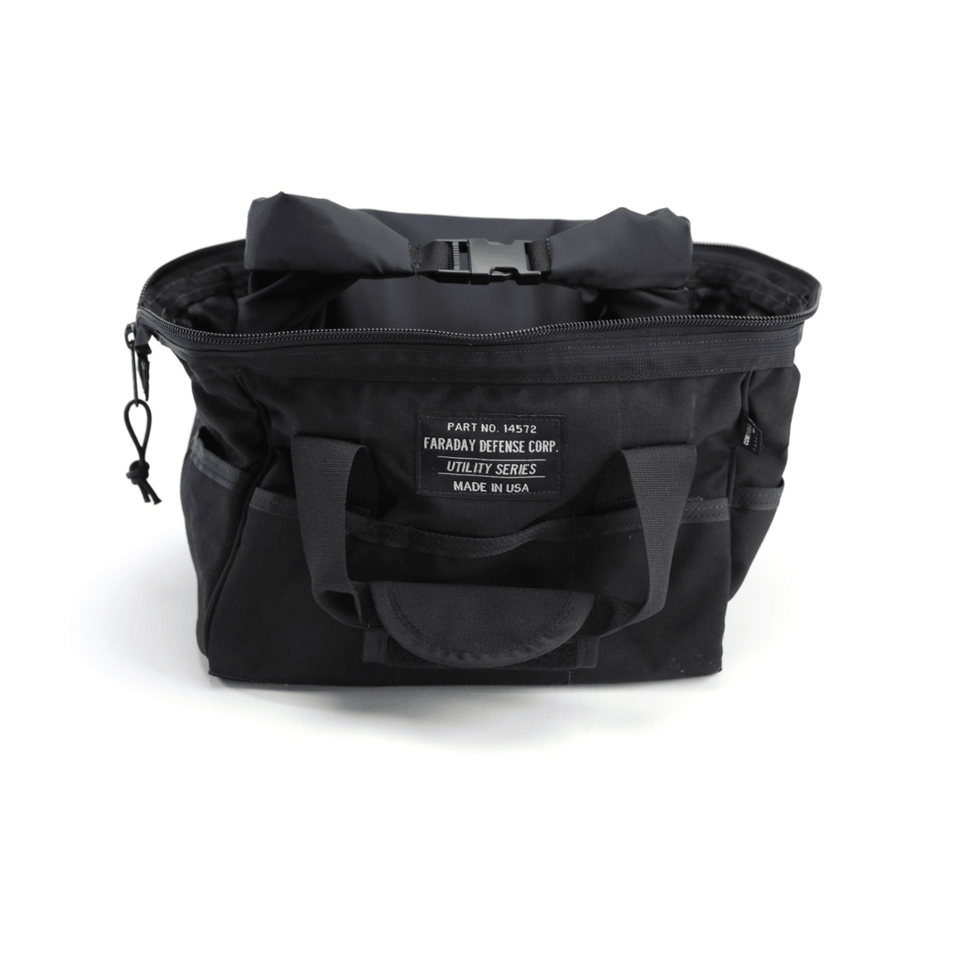 Faraday Cordura Utility Bag Small Black Durable Waterproof Canvas Tank - POWER FIT SHOP — Powering Preparedness, Health &amp; Home
