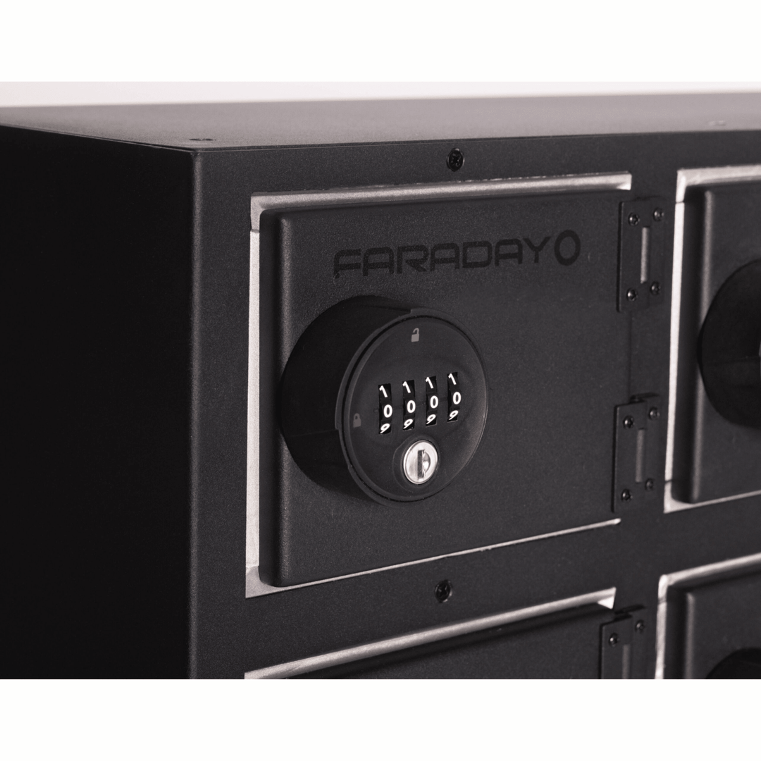 Faraday Nexus secure RF storage backpack by Faraday, designed for data protection with a durable, protective exterior.
