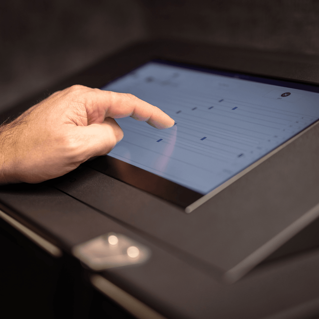 Faraday Nexus Forensic Mini Lab OS touchscreen RF shielded data box backpack by Faraday, designed for secure data protection on the go.