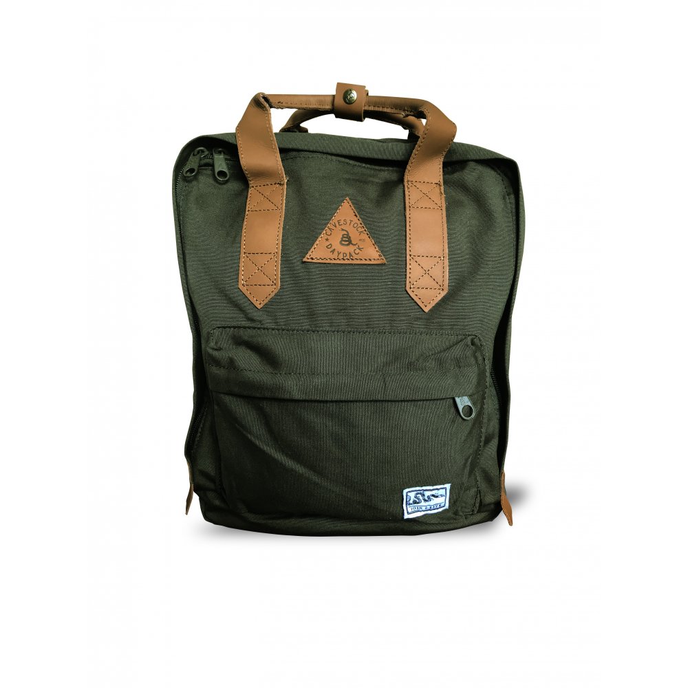 Faraday Cavestock Daypack No. 66 Olive RFID Blocking Backpack - POWER FIT SHOP — Powering Preparedness, Health &amp; Home