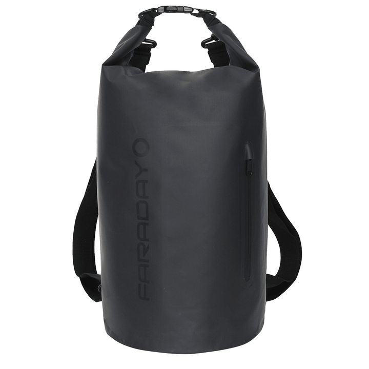 Faraday Dry Bag Sling Pack Stealth Black 30L Waterproof Backpack - POWER FIT SHOP — Powering Preparedness, Health &amp; Home