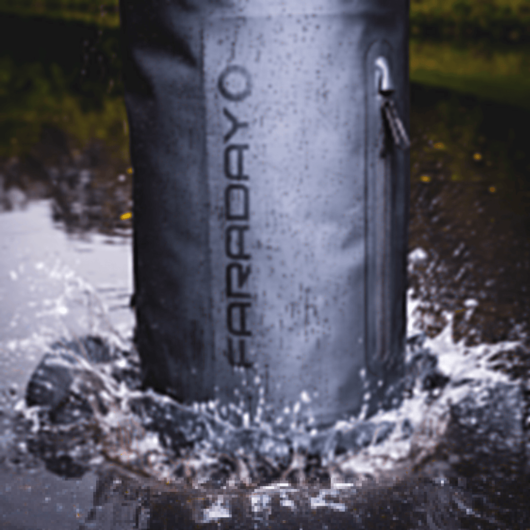 Faraday Dry Bag Sling Pack Stealth Black 30L Waterproof Backpack - POWER FIT SHOP — Powering Preparedness, Health &amp; Home