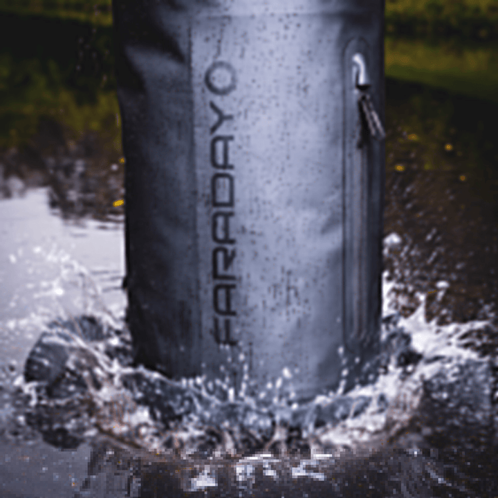Faraday Dry Bag Sling Pack Stealth Black 30L Waterproof Backpack - POWER FIT SHOP — Powering Preparedness, Health &amp; Home