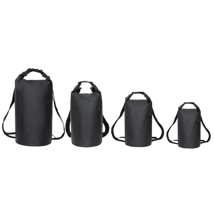 Faraday Dry Bag Sling Pack Stealth Black 30L Waterproof Backpack - POWER FIT SHOP — Powering Preparedness, Health &amp; Home