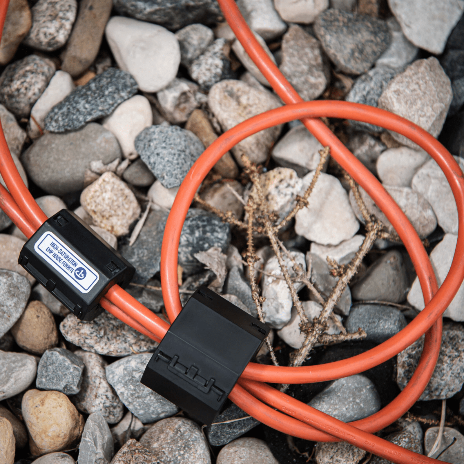 Faraday Broadband EMP Ferrite 0.2-inch high frequency noise suppression ferrite for electromagnetic interference reduction.