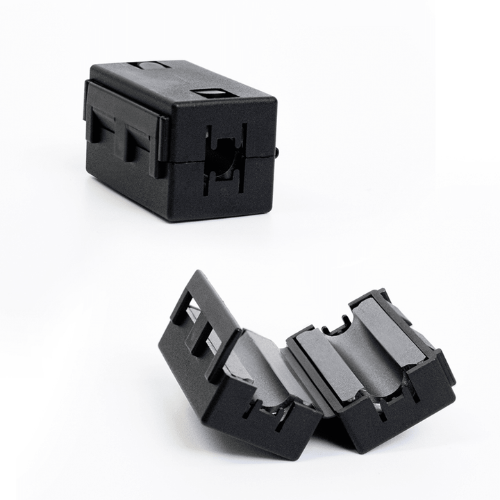 Faraday Broadband EMP Ferrite, 0.28" high-frequency noise suppression ferrite for electromagnetic interference reduction.
