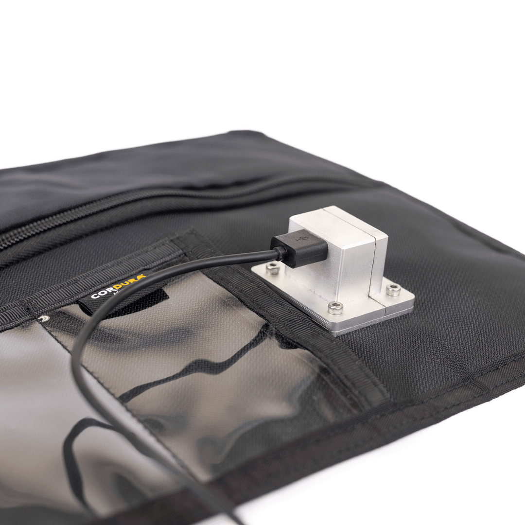 Faraday Jacket Pro Window Bag with RF shielding, 16x10.5 inches, for secure access port protection by Faraday