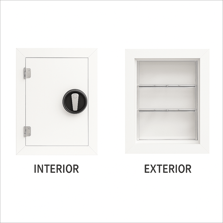 Guard Dog Pet Door Large Size, Lockable, Weatherproof, Flush - Fit Design - POWER FIT SHOP — Powering Preparedness, Health &amp; Home
