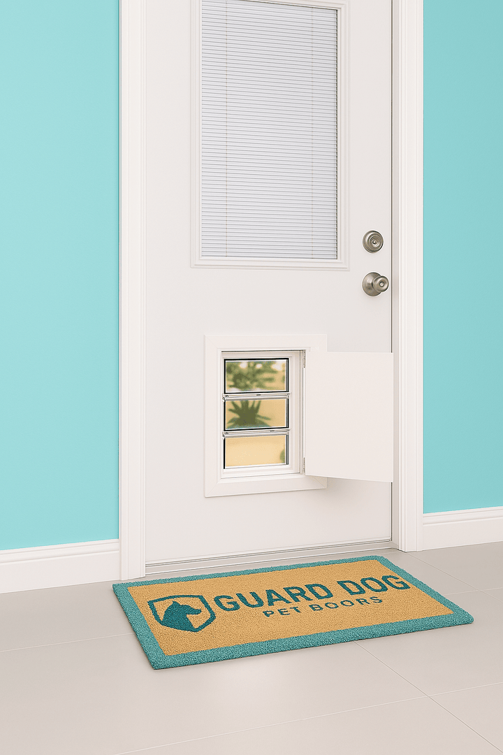 Guard Dog Pet Door Large Size, Lockable, Weatherproof, Flush - Fit Design - POWER FIT SHOP — Powering Preparedness, Health &amp; Home