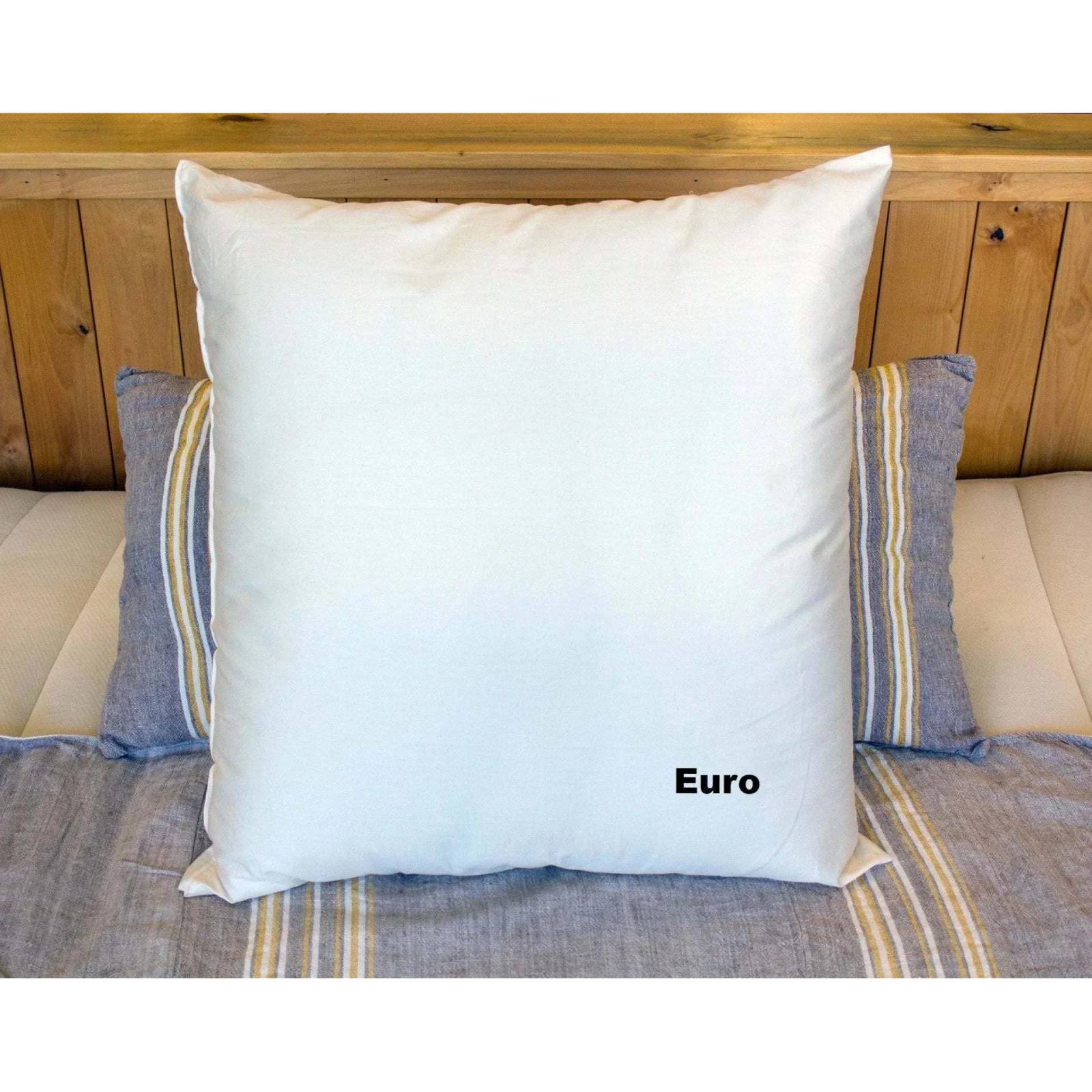 Holy Lamb Wool-Filled Bed Pillow in standard size, showing soft, light comfort with a plush, white fabric cover.