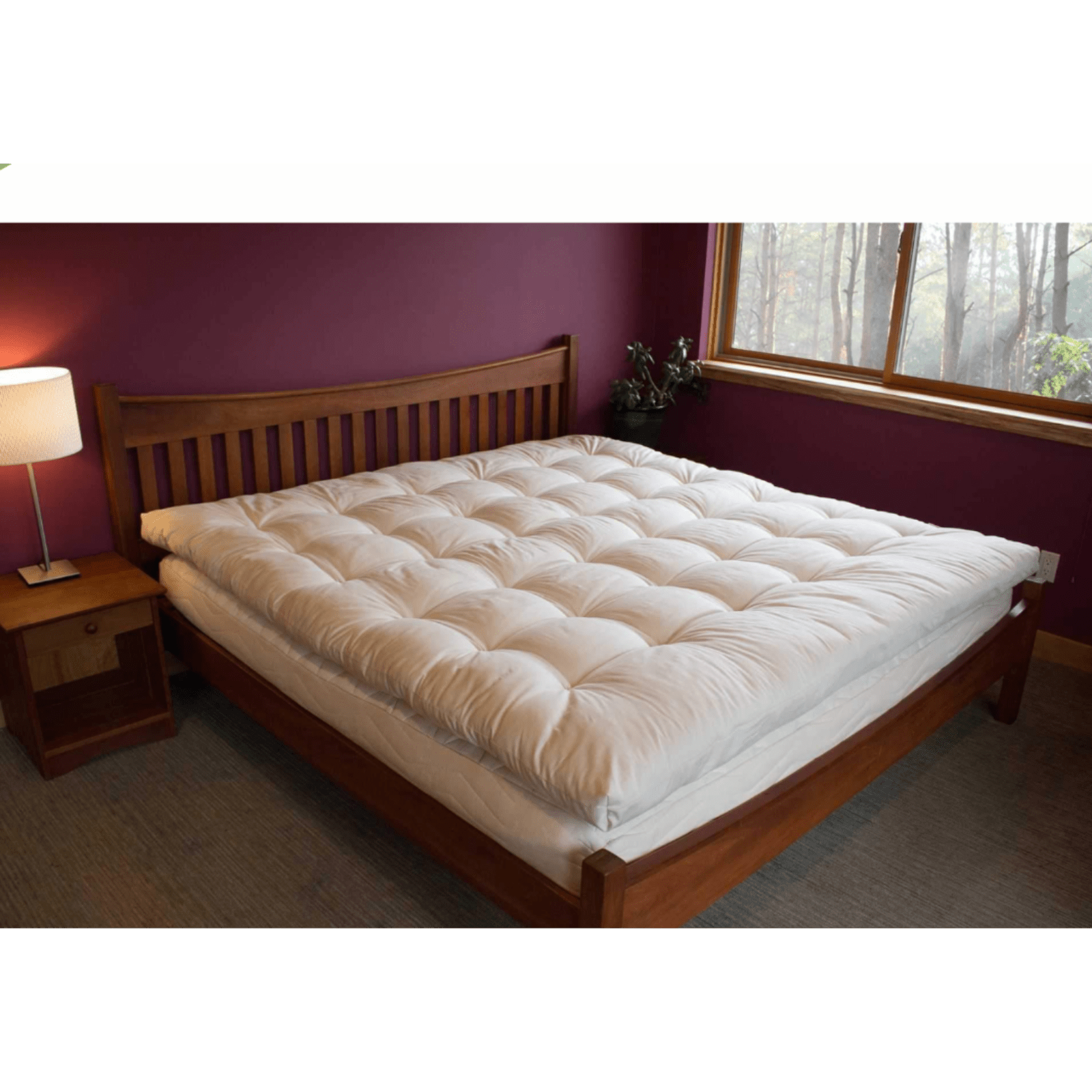 Holy Lamb Quilted Topper Cal King Ultimate Thickness Certified Organic 72" x 84" - POWER FIT SHOP — Powering Preparedness, Health & Home