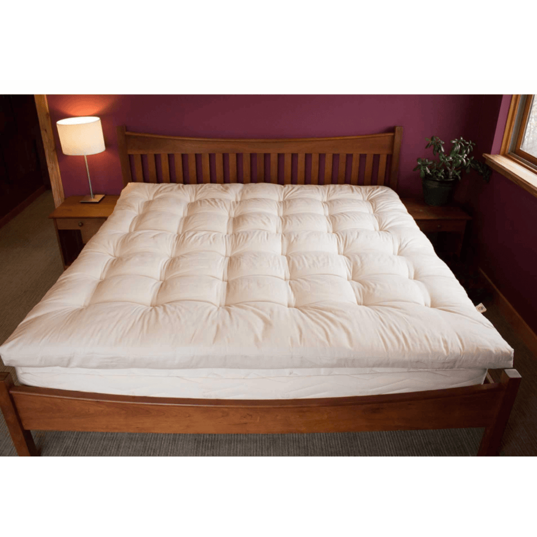 Holy Lamb Quilted Topper Cal King Ultimate Thickness Certified Organic 72" x 84" - POWER FIT SHOP — Powering Preparedness, Health &amp; Home