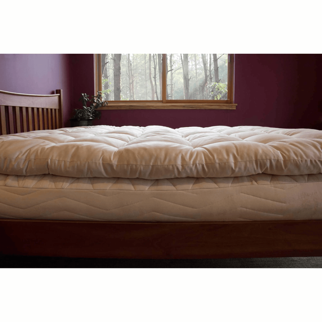 Holy Lamb Quilted Topper Cal King Ultimate Thickness Certified Organic 72" x 84" - POWER FIT SHOP — Powering Preparedness, Health &amp; Home