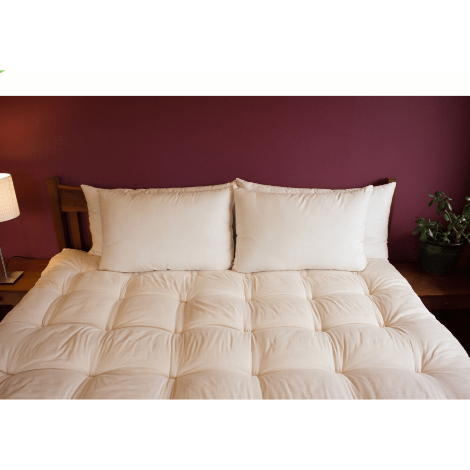 Holy Lamb Bed Pillows King Extra Thick Certified Organic Wool 20"x36" - POWER FIT SHOP — Powering Preparedness, Health & Home