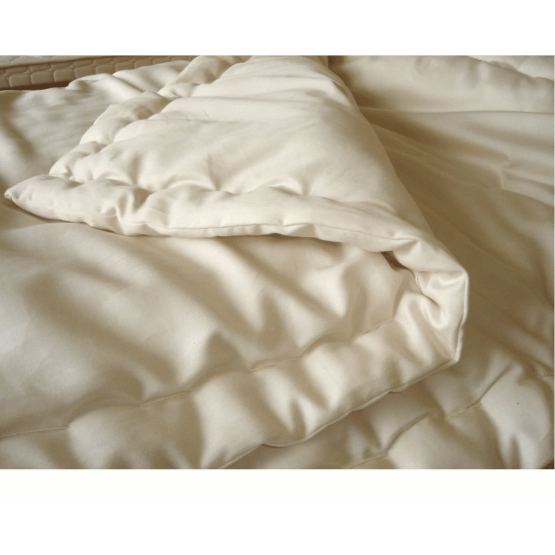 Holy Lamb Organics Certified Wool Comforter King Size 108" x 92" Perfect Comfort - POWER FIT SHOP — Powering Preparedness, Health &amp; Home